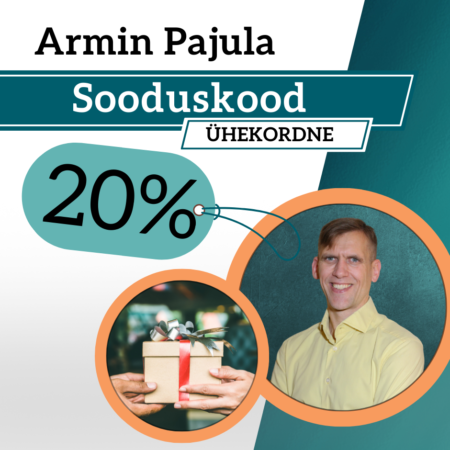 Armin Pajula “20%” sooduskood