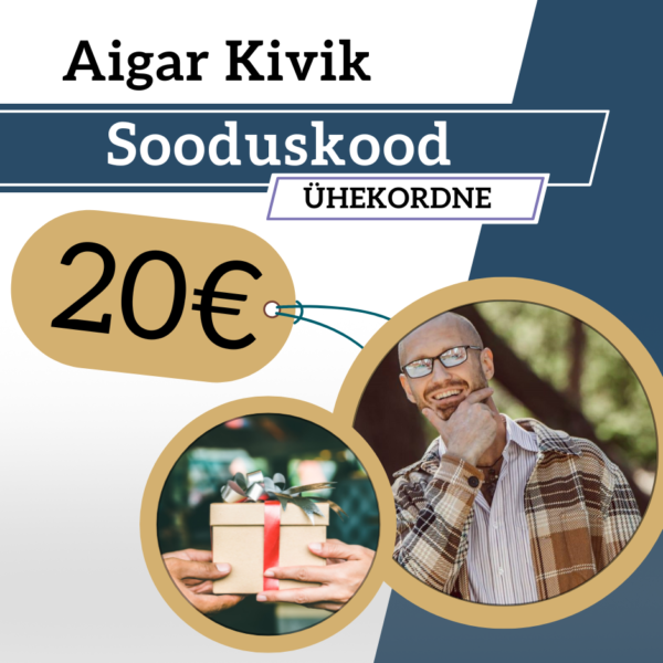 Aigar Kivik "20-eurone" kinkekaart