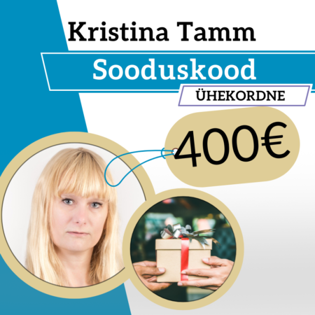 Kristina Tamm “400€” sooduskood